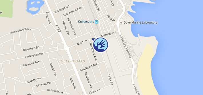 Map of Cullercoats Chiropractic